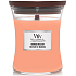 WoodWick Manuka Nectar scented candle with wooden wick and lid glass medium 275 g