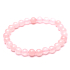 Rosie's bracelet elastic natural stone, ball 6 mm / 16 cm, for children, stone of love