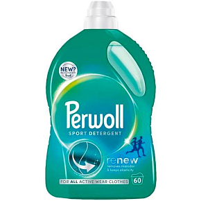 Perwoll detergent gel Renew Sport sportswear, 60 washes, 3000 ml