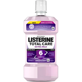 Listerine Total Care Zero Mouthwash, 500 ml