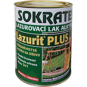 Sokrates Lazurit Plus medium-layer wood stain, colorless, 0.7 kg