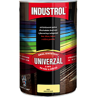 Industrol S2013 universal gloss top coat for metal and wood, 6050 light cream, 4 l