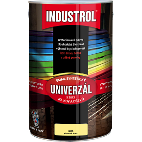 Industrol S2013 universal gloss top coat for metal and wood, 6050 light cream, 4 l