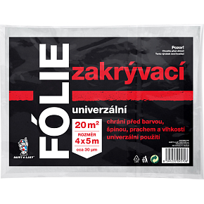BALTOOL Universal Covering Film, 30 µ, 20 m², 4 × 5 m