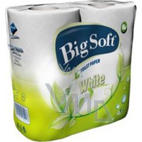 Big Soft White perfumed toilet paper 2 ply 200 pieces 4 pieces