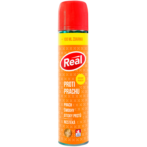 Real Anti-Dust Special Treatment and Cleaning Agent for Wooden, Glass, and Plastic Surfaces Spray 400 ml