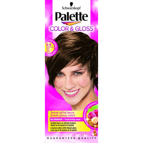 Schwarzkopf Palette Color & Gloss hair color 5 - 5 Wild walnut