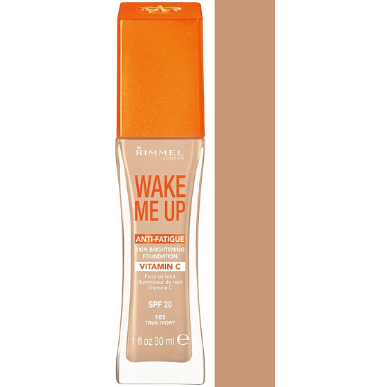 Rimmel London Wake Me Up Makeup 103 True Ivory 30 ml