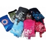Foldable shopping bag with case - different motives, different colors 1 piece