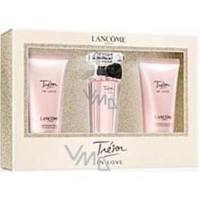 Lancome Trésor In Love perfumed water for women 30 ml + body lotion 50 ml + shower gel 50 ml, gift set
