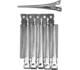 Duko Betky Hair Clip Aluminum Silver 10 pieces 002