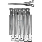 Duko Betky Hair Clip Aluminum Silver 10 pieces 002