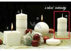 Lima Winter glitter Intimity scented candle cylinder 50 x 100 mm 1 piece