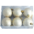 Flask gold layer for hanging 5 cm, 6 pieces