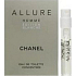 Chanel Allure Homme Edition Blanche eau de toilette 2 ml with spray, vial