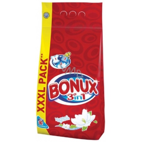 Bonux Magnolia 3 in 1 washing powder 80 doses 5.6 kg