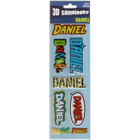 Nekupto 3D Stickers named Daniel 8 pieces