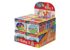 Baby Genius 3v1 Mláďata a rodiče skládačka 16 dílků různé druhy, doporučený věk 3+