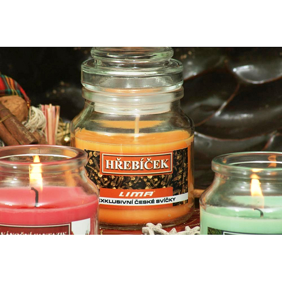 Lima Aroma Dreams Clove Scented Candle Glass Jar with Lid 120 g