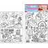 Wall stickers pirates for coloring 2 sheets 35 x 25.5 cm