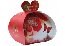 English Soap Začarované květy Přírodní parfémované mýdlo s bambuckým máslem 3x20g