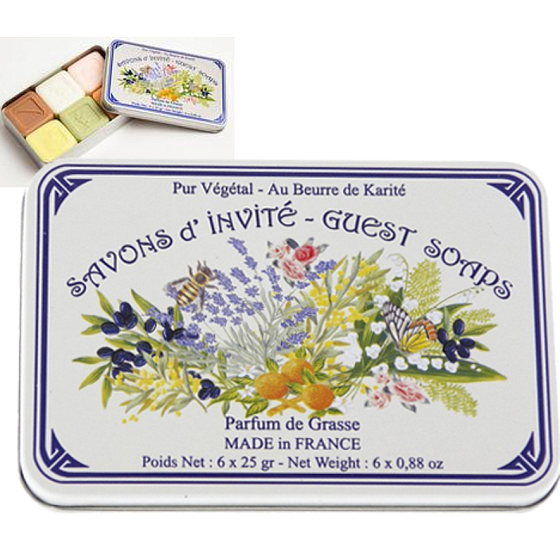 Le Blanc Savons D Invite natural soap solid in box 6 x 25 g