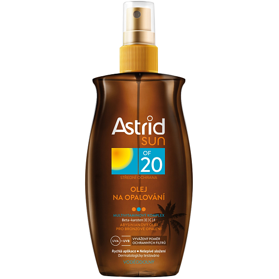 Astrid Sun OF20 Tanning Oil 200 ml Spray