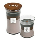 WoodWick Trilogy Cozy Cabin - Cozy Cabin scented candle with a wooden wick and lid glass medium 275 g