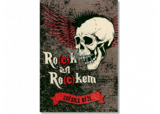 Albi Envelope Playing Card Birthday Birthday Winged Skull How many times Škwor 14.8 x 21 cm