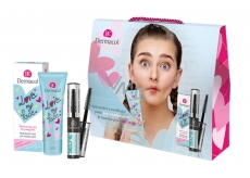 Dermacol Love My Face Facial Cream 50 ml + Selfie Mascara Black 6 ml, cosmetic set