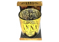 Albi Glittering candle holder made of glass for ANNA tea candle, 7 cm