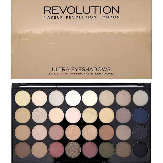 Makeup Revolution Ultra Eyeshadows Palette 32 Eyeshadow Flawless 16 g