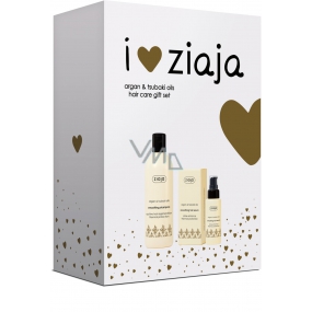 Ziaja Argan oil smoothing hair shampoo 300 ml + hair serum 50 ml, cosmetic set