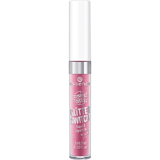 Essence Cosmic Cuties Glitter Switch liquid lipstick 01 Glittery Rose 3 ml