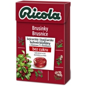 Ricola Cranberry - Cranberries Swiss herbal candies without sugar with vitamin C 40 g