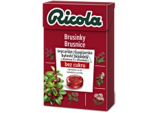 Ricola Cranberry - Cranberries Swiss herbal candies without sugar with vitamin C 40 g