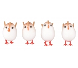 Hanging chicks 4 cm, 4 pieces