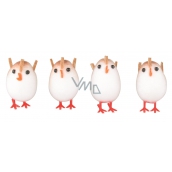 Hanging chicks 4 cm, 4 pieces