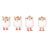 Hanging chicks 4 cm, 4 pieces