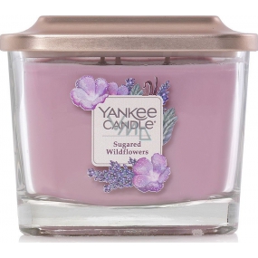 Yankee Candle Sugared Wildflowers - Sugared Wildflowers soy scented candle Elevation medium glass 3 wicks 347 g