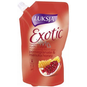 Luksja Exotic Pomegranate & Manuka Honey - Pomegranate and honey liquid soap refill 400 ml