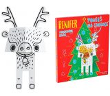 Ditipo 3D cardboard jigsaw puzzle Reindeer 15 cm