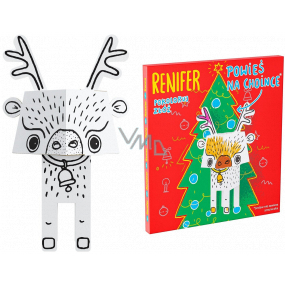 Ditipo 3D cardboard jigsaw puzzle Reindeer 15 cm