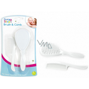 First Steps Hairbrush and comb for children 2 pieces, set