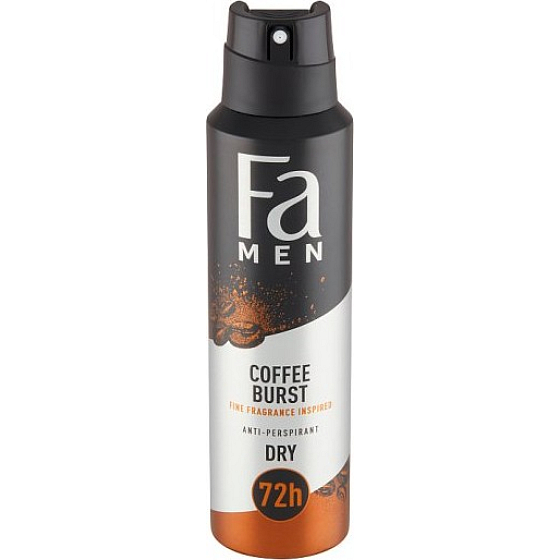 Fa Men Coffee Burst 72h antiperspirant deodorant spray for men 150 ml