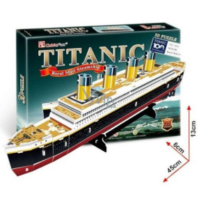 Clementoni Puzzle 3D Titanic 35 pieces, recommended age 9+