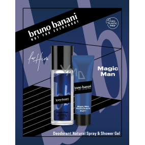 Bruno Banani Magic perfumed deodorant glass 75 ml + shower gel 50 ml, cosmetic set for men