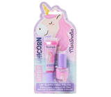 Martinelia Little Unicorn lip gloss 6 ml + nail polish 4 ml, cosmetic set for children