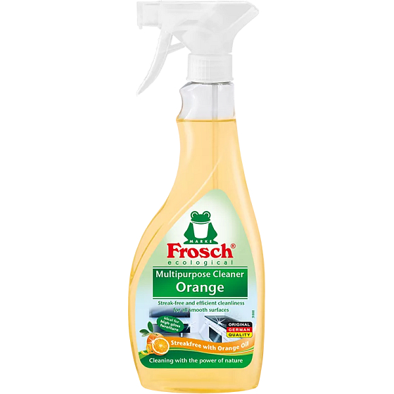 Frosch BIO Orange multifunctional cleaner for shiny surfaces with orange scent spray 500 ml