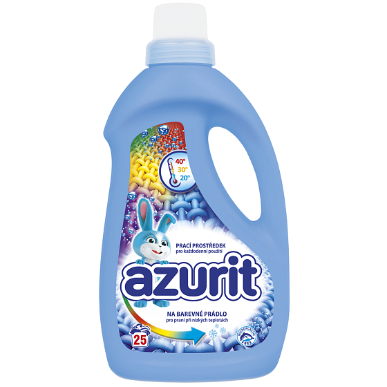 Azurit Universal liquid detergent for coloured clothes for low temperature washing 25 doses 1000 ml